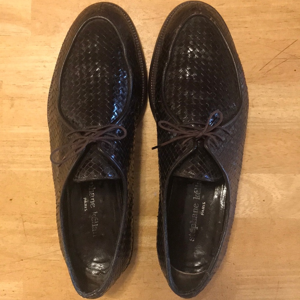 Stephane Kelian Woven Leather Shoes